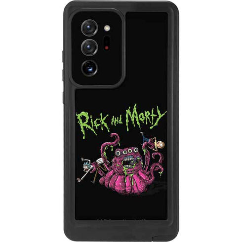 Adult Swim Rick and Morty Tentacle Attack Galaxy Note20 Ultra 5G Waterproof Case